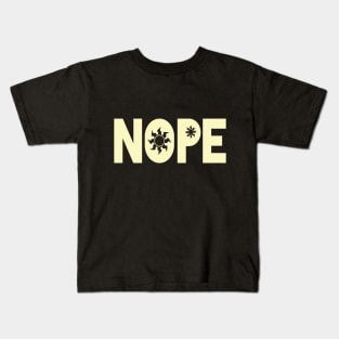 White Nope Kids T-Shirt